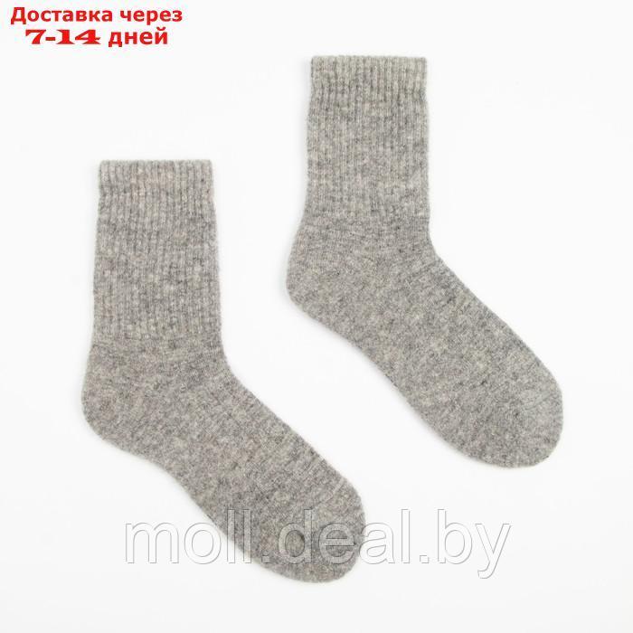 Носки с пухом яка женские, цвет серый, размер 35-37 - фото 2 - id-p219682721