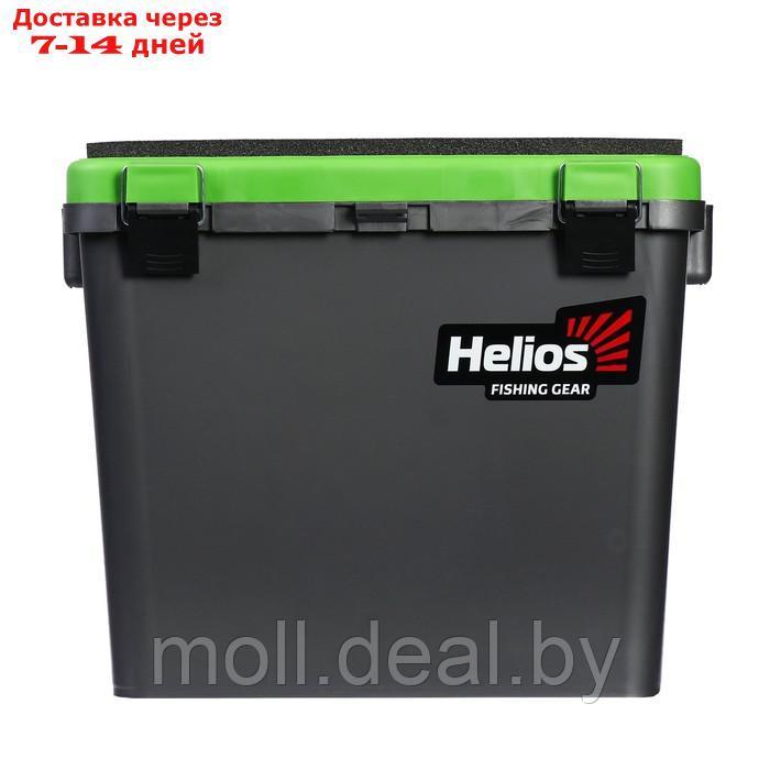 Ящик зимний HELIOS односекционный, цвет серо-салатовый - фото 3 - id-p219686139