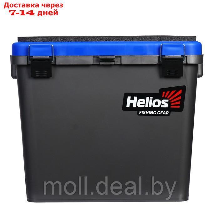 Ящик зимний HELIOS односекционный, цвет серо-синий - фото 3 - id-p219686140