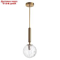 Светильник "Джавиер" Е14 40Вт золото-прозрачный 15х15х35-185 см