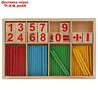 Игрушка деревянна "Счетный набор" "Скоро в школу" "Три Кота" 1017-CATS