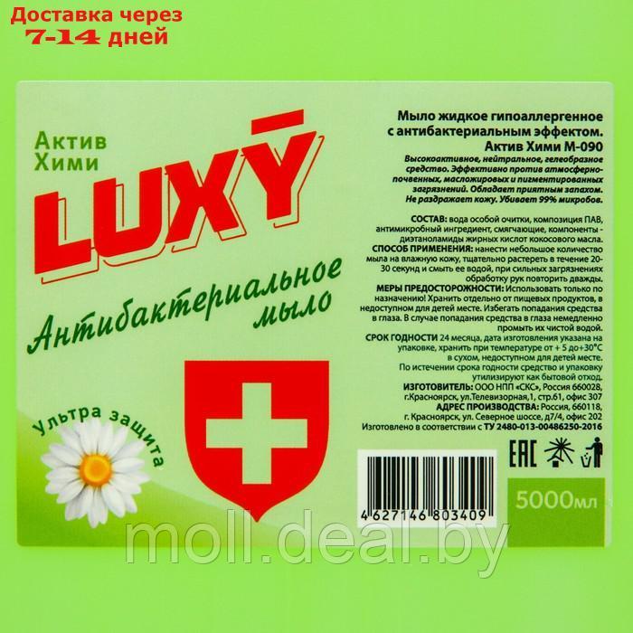 Мыло жидкое Luxy антибактериальное канистра, 5 л - фото 3 - id-p219687229