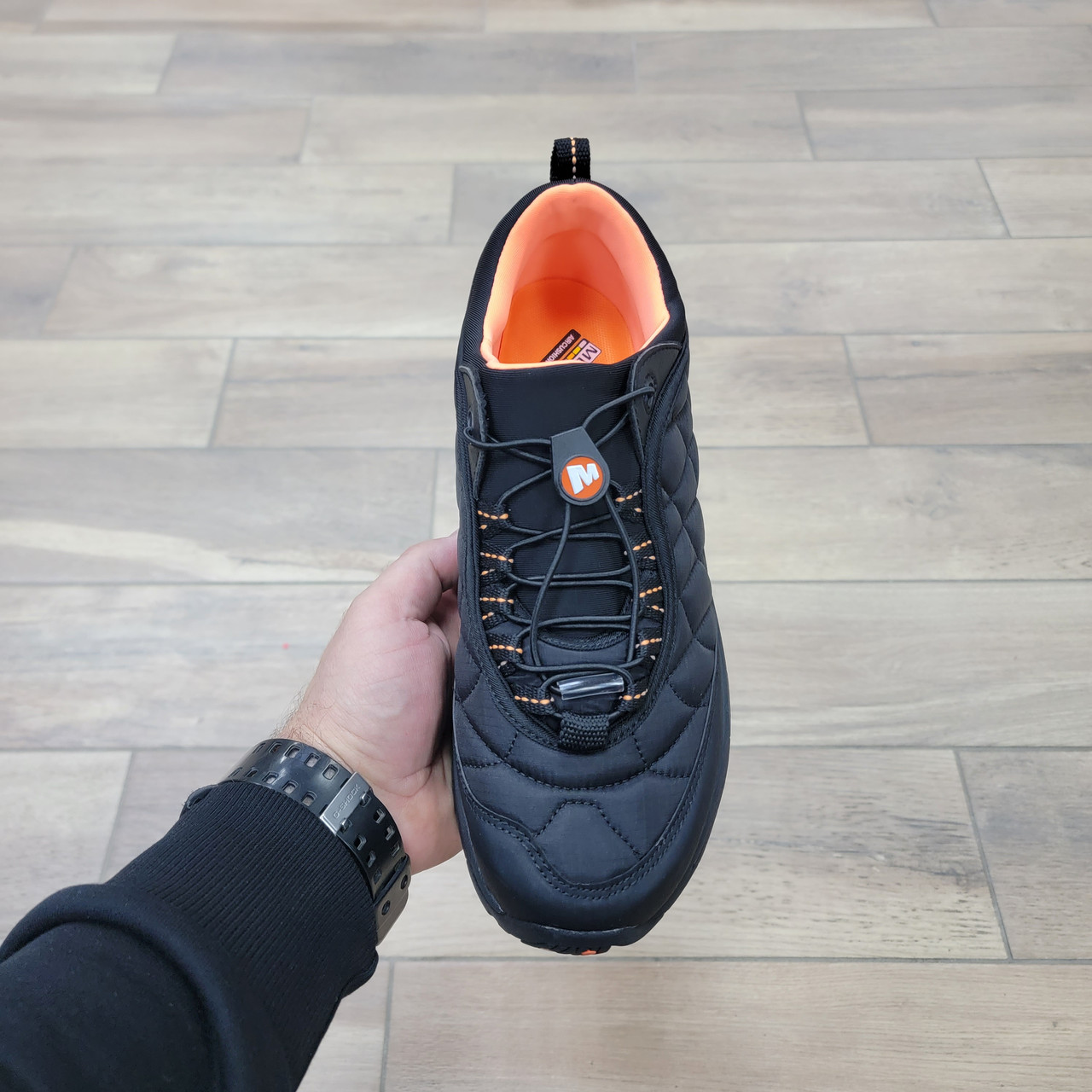 Кроссовки Merrell Ice Cap Moc 2 Black Orange - фото 3 - id-p69191948