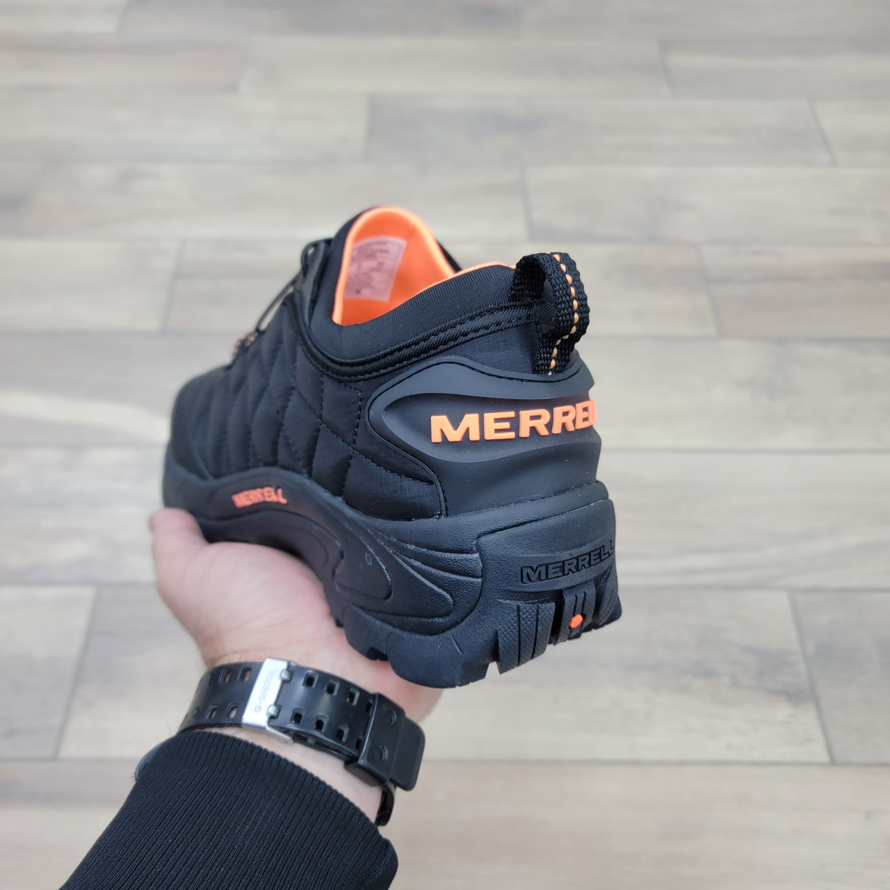 Кроссовки Merrell Ice Cap Moc 2 Black Orange - фото 4 - id-p69191948