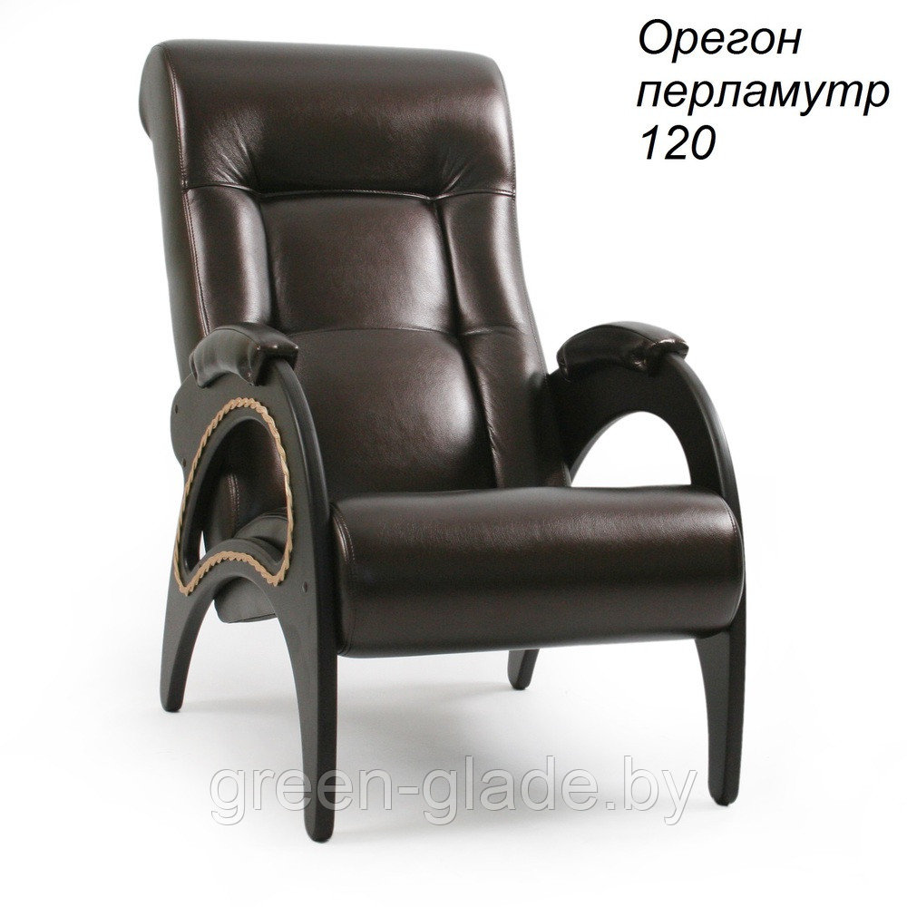Кресло для отдыха модель 41 каркас Венге экокожа Mango-002 - фото 4 - id-p31533794