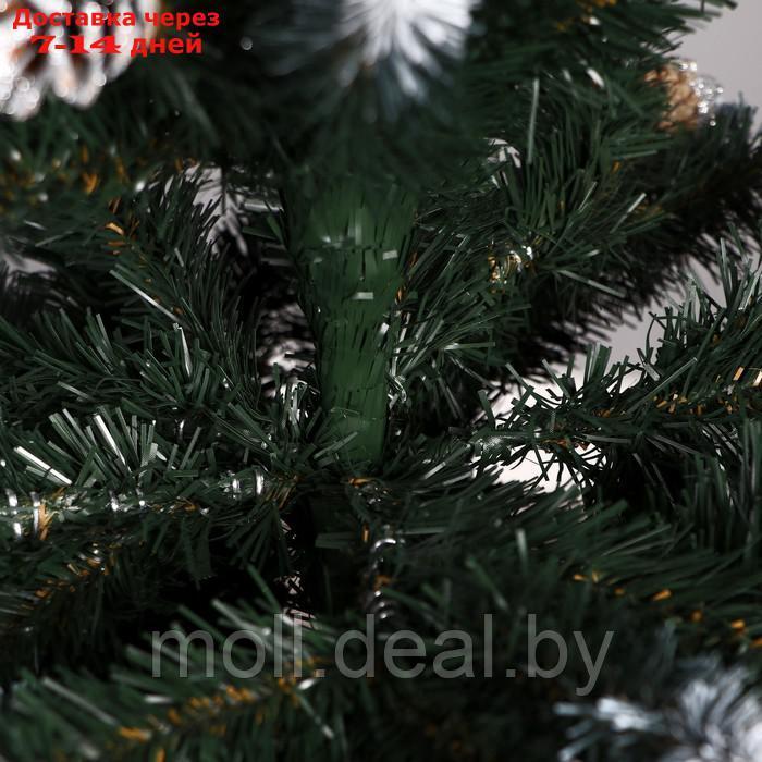 Ёлка искусственная "Рождественская сказка" шишки серебро 180 см - фото 3 - id-p219687471