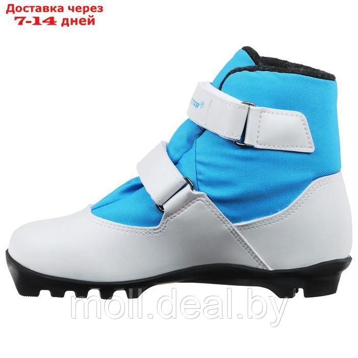 Ботинки лыжные детские Winter Star comfort kids, NNN, р. 30, цвет белый, лого синий - фото 3 - id-p219687490