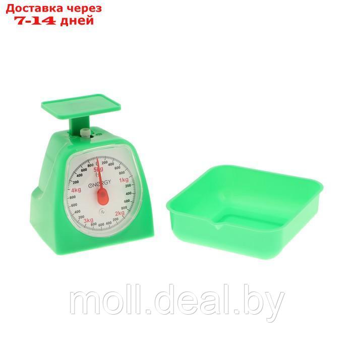 Весы кухонные ENERGY EN-406МК, механические, до 5 кг, зелёные - фото 6 - id-p219686485