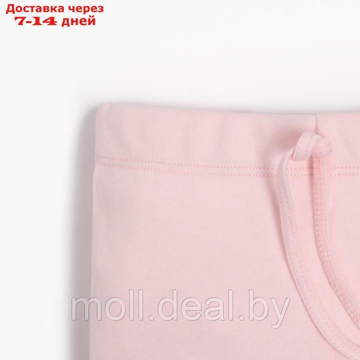 Комплект детский (боди, шорты) MINAKU, цвет розовый, рост 62-68 см - фото 8 - id-p219683236