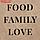 Набор салфеток Этель "Food.Family.Love"- 4шт. d38, джут, фото 3