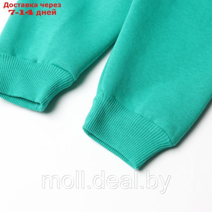 Костюм для мальчиков (толстовка, брюки), НАЧЁС, цвет зелёный, рост 98 см - фото 8 - id-p219688759
