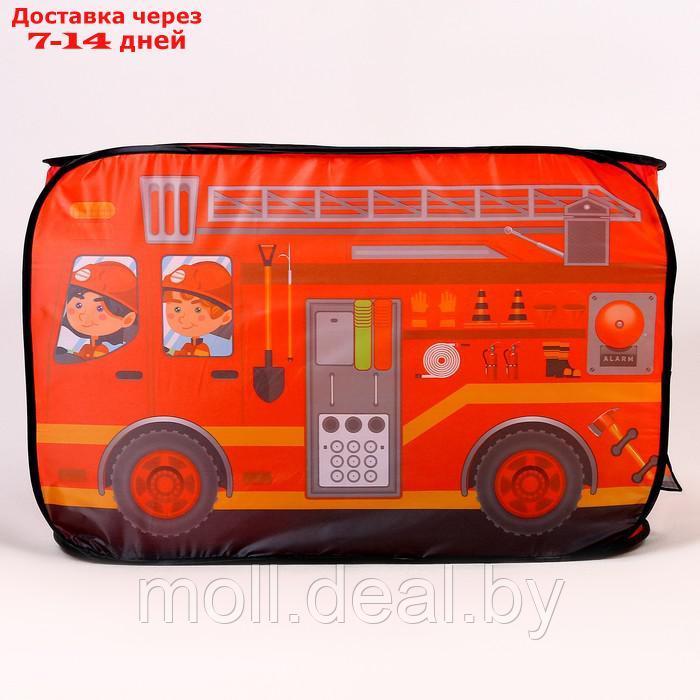 Детская игровая палатка "Пожарная машина" 70х70х110 см - фото 3 - id-p219685740