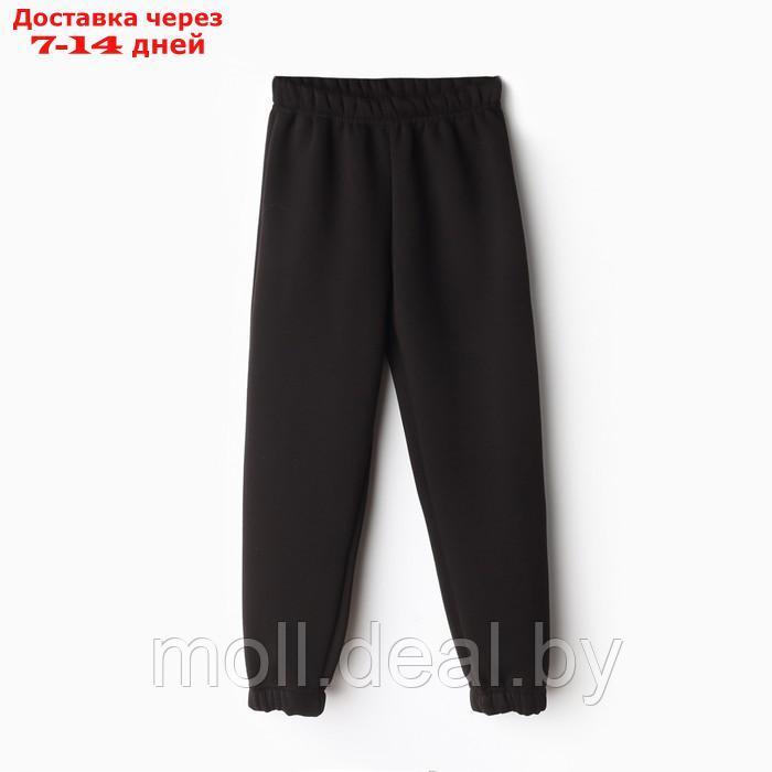 Комплект для девочки (толстовка, брюки), НАЧЁС, цвет черный, рост 92 см - фото 2 - id-p219686779