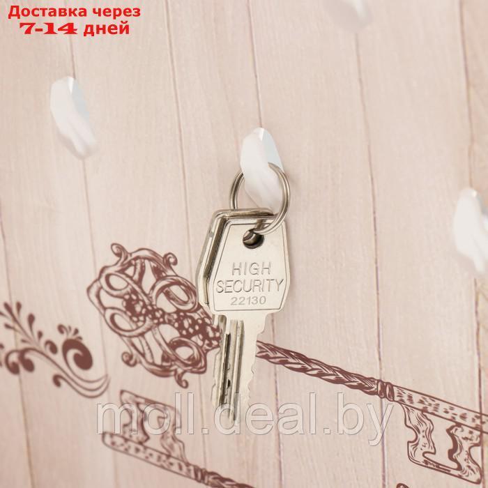 Ключница закрытая "Правило дома" 26,5х31,5 см Белый - фото 4 - id-p219685777