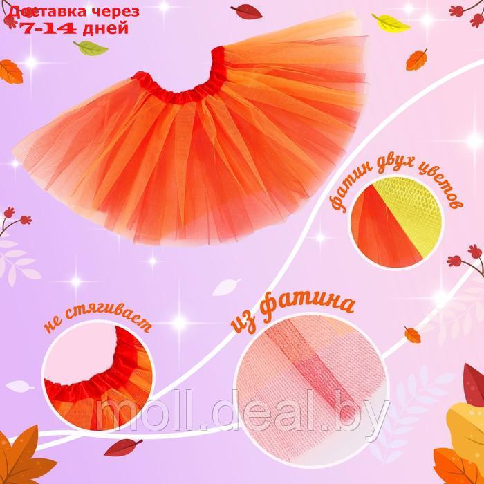 Карнавальный набор "Осенняя фея": юбка, крылья, венок - фото 5 - id-p219686828