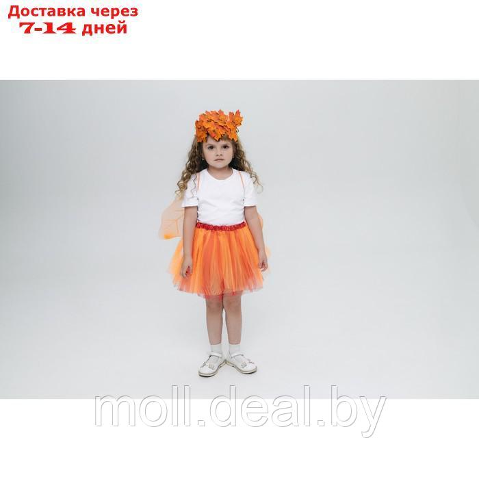 Карнавальный набор "Осенняя фея": юбка, крылья, венок - фото 7 - id-p219686828