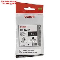 Картридж струйный Canon PFI-102 BK 0895B001 черный для Canon IP iPF500/600/700/710