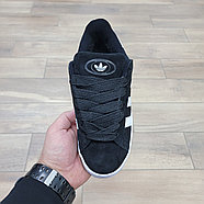 Кроссовки Adidas Campus 00s Black White Black с мехом, фото 3