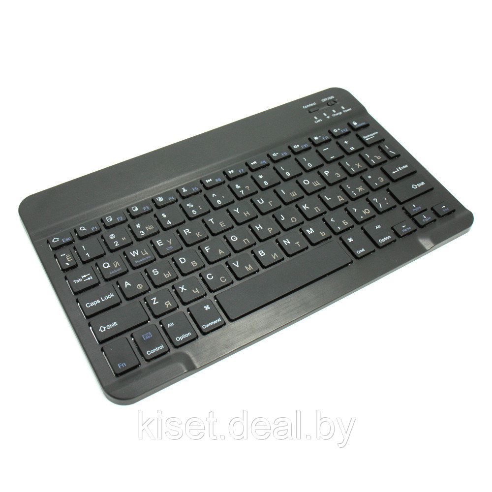 Комплект беспроводная клавиатура и мышь bluetooth черный - фото 2 - id-p219703331