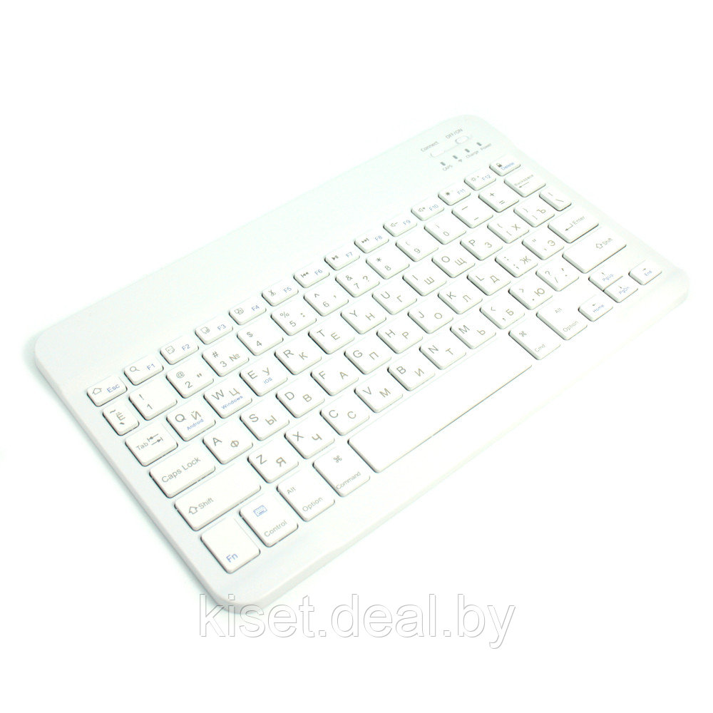 Комплект беспроводная клавиатура и мышь bluetooth белый - фото 2 - id-p219703332