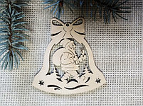 Елочное украшение "Колокольчик /Дед Мороз", фото 2