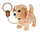 JX-1416A Интерактивный щенок Джастин, 22 см, на поводке ходит, озвучен, Мой питомец, фото 3