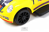 Детский толокар RiverToys F005FF-P (желтый) Porsche, фото 2