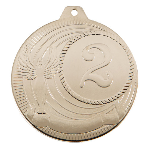 Медаль "Рекорд" , 4.5 см , без ленты арт.452-1 Серебро