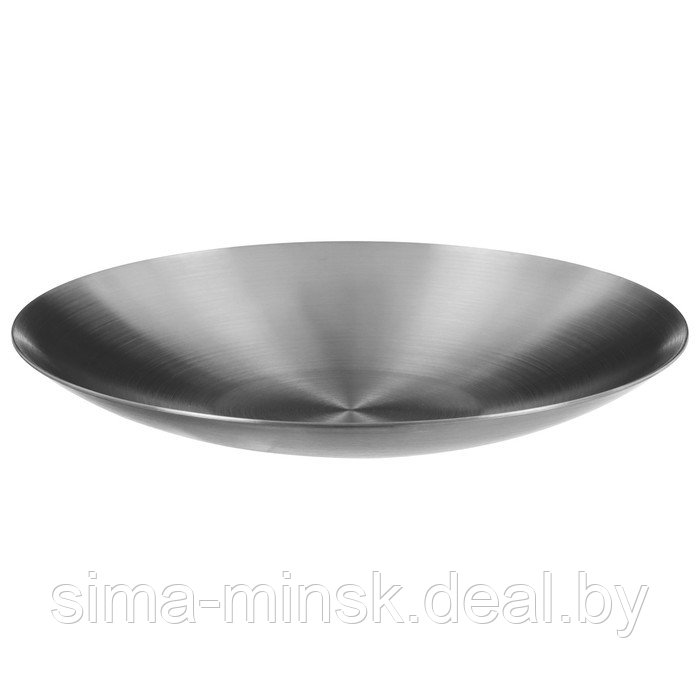 Тарелка походная 17 см, нержавеющая сталь - фото 1 - id-p219708738