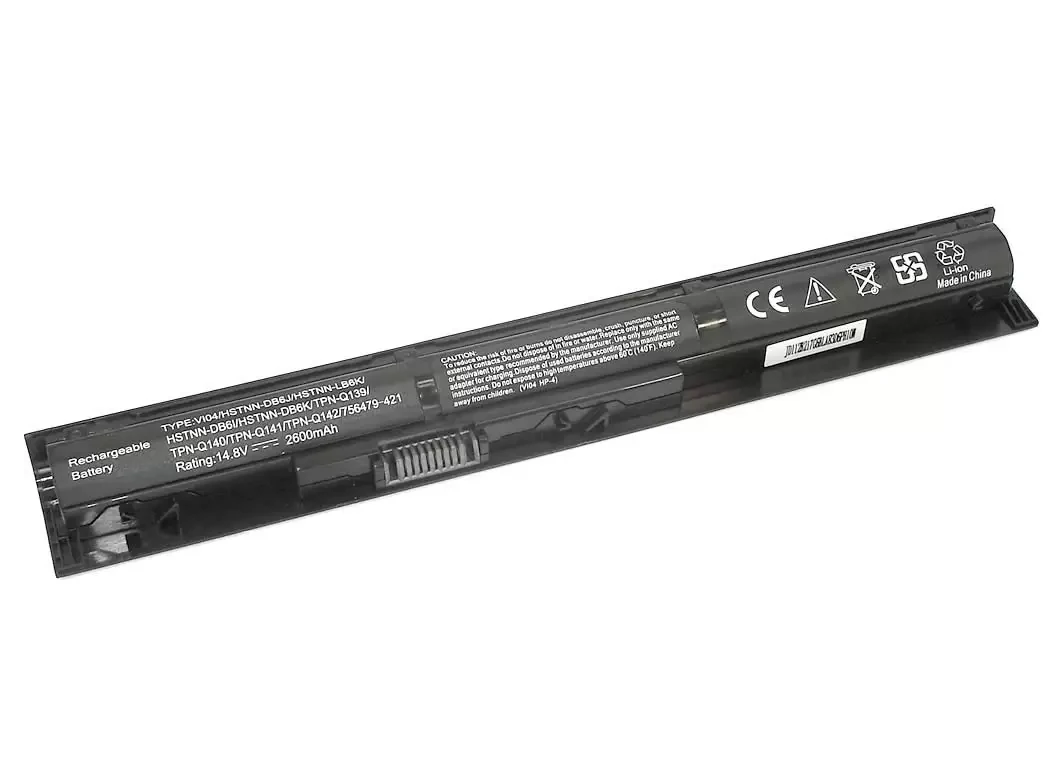 Аккумулятор (батарея) для ноутбука HP Envy 15 (HSTNN-LB6I) 14.8V 2600мАч, черный (OEM) - фото 1 - id-p219709848