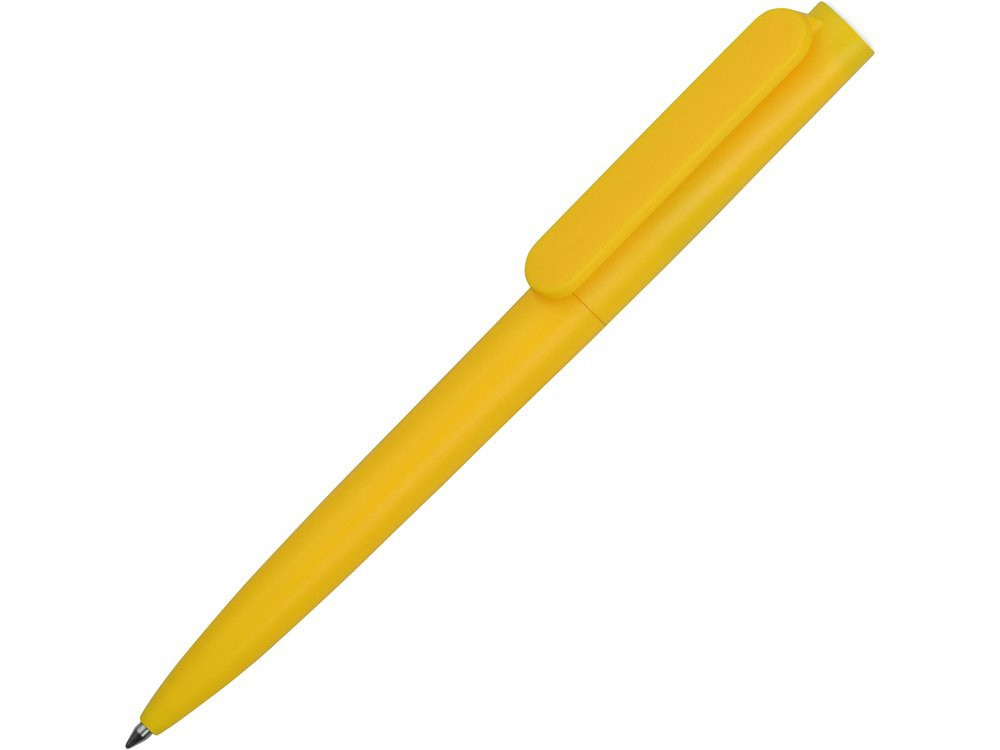Ручка пластиковая шариковая Umbo, желтый/черный - фото 1 - id-p219710024
