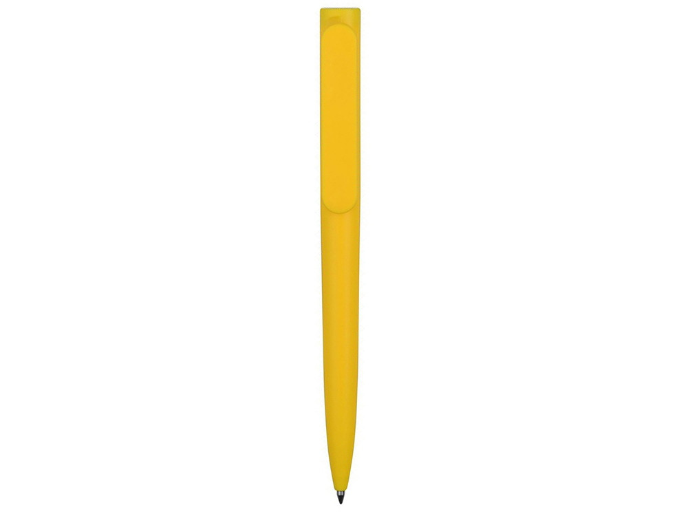 Ручка пластиковая шариковая Umbo, желтый/черный - фото 2 - id-p219710024