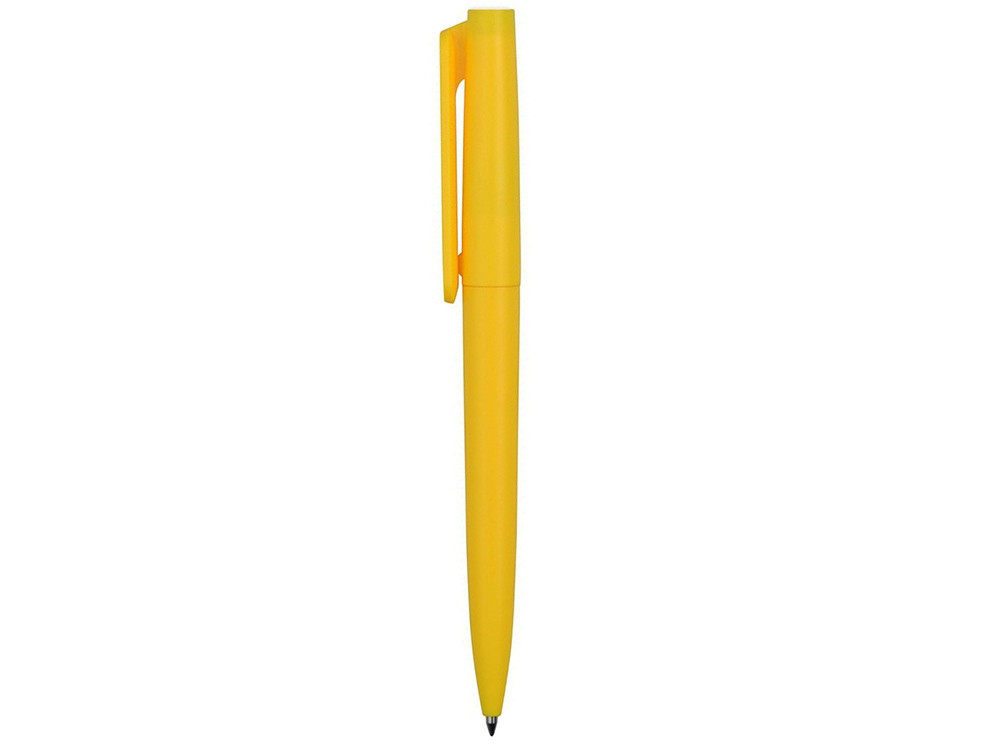 Ручка пластиковая шариковая Umbo, желтый/черный - фото 3 - id-p219710024