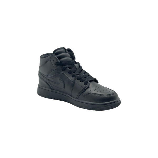 Nike Air Jordan 1 Black all Winter - фото 3 - id-p137729126