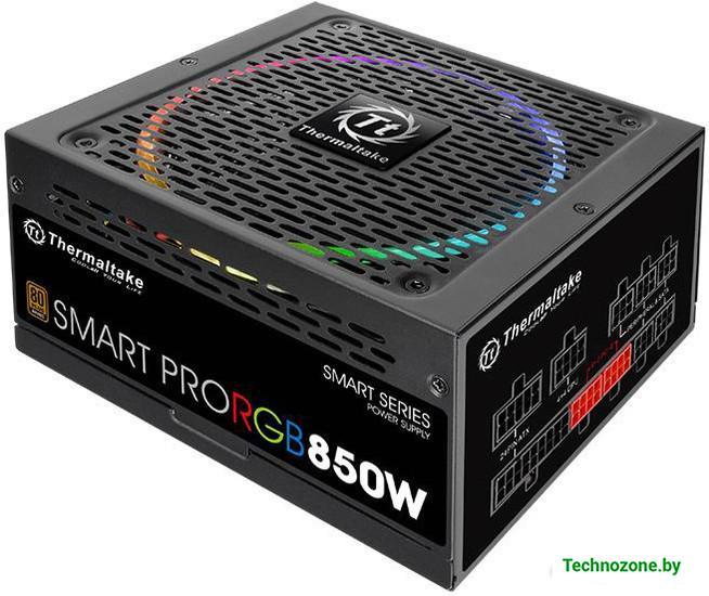 Блок питания Thermaltake Smart Pro RGB 850W Bronze (SPR-0850F-R) - фото 1 - id-p219704285