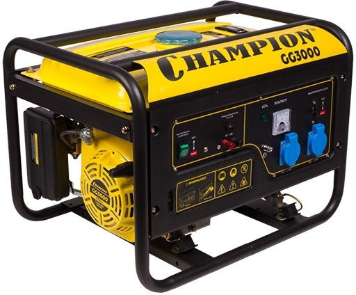 Бензиновый генератор Champion GG3000 - фото 2 - id-p193257846