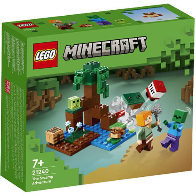 Конструктор LEGO Minecraft 21240 Приключения на болоте - фото 1 - id-p219704594