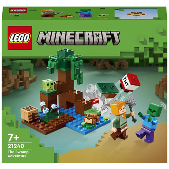 Конструктор LEGO Minecraft 21240 Приключения на болоте - фото 3 - id-p219704594