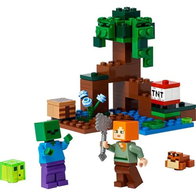 Конструктор LEGO Minecraft 21240 Приключения на болоте - фото 5 - id-p219704594