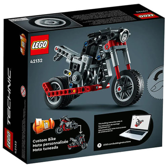 Конструктор LEGO Technic 42132 Мотоцикл - фото 2 - id-p219704597
