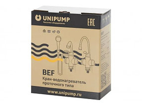 Проточный электрический водонагреватель-кран Unipump BEF-016-03, фото 3