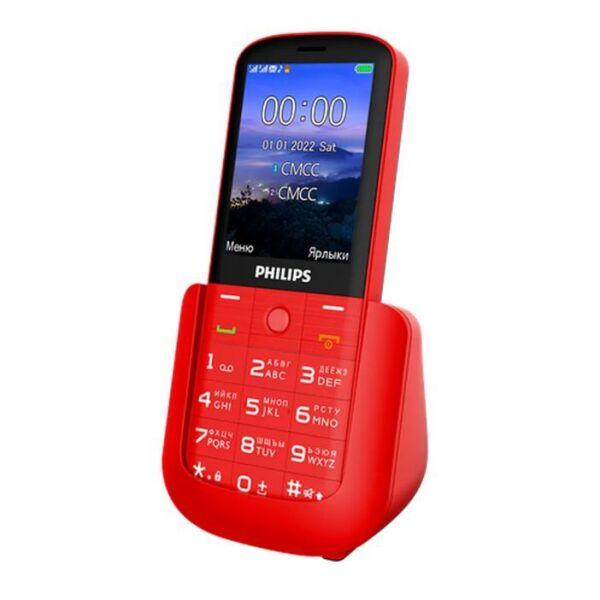 Кнопочный телефон Philips Xenium E227 (красный) - фото 2 - id-p193253289