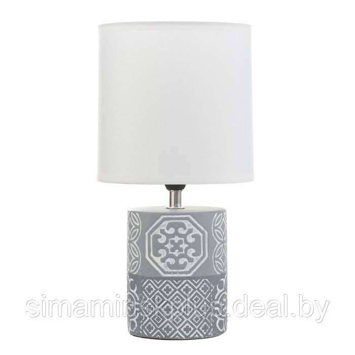 Настольная лампа "Агата" Е14 40Вт серый 16х16х31 см - фото 6 - id-p219714480