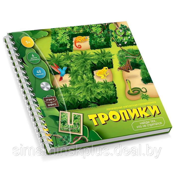 Игра магнитная головоломка «Тропики» - фото 1 - id-p219717298