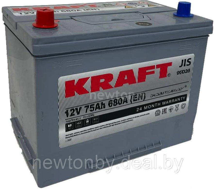 Автомобильный аккумулятор KRAFT Asia 75 JL+ (75 А·ч) - фото 1 - id-p219718591