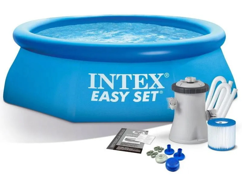 Надувной бассейн Intex Easy Set 28108 (244x61) - фото 6 - id-p199530574