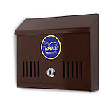 Ящик почтовый с замком, горизонтальный «Мини», коричневый, фото 4