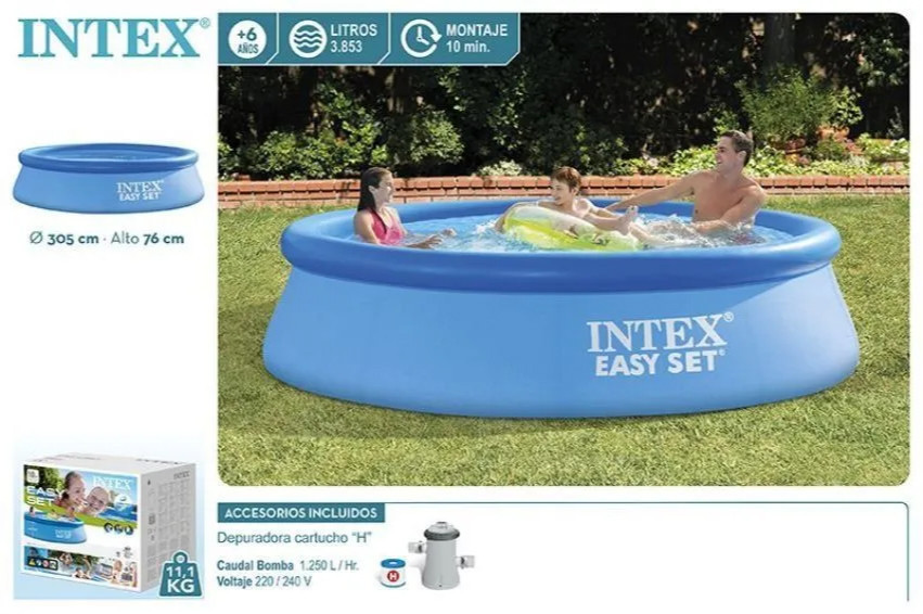 Надувной бассейн Intex Easy Set 305x76 (56922/28122) - фото 2 - id-p198763304