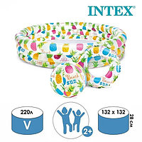 Надувной бассейн Intex Fishbowl 132x28 (59469)