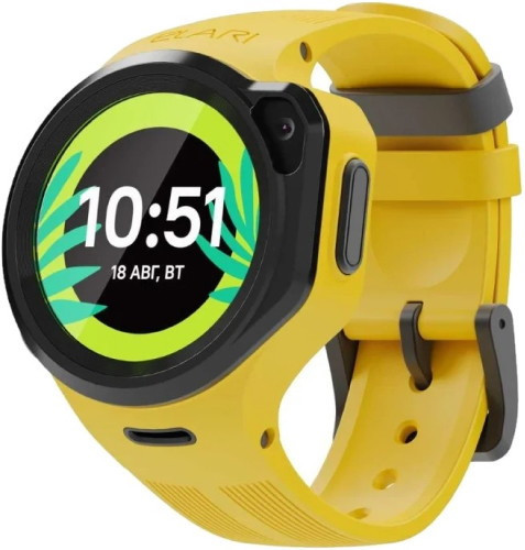 Умные часы Elari KidPhone 4GR (желтый) - фото 2 - id-p193253668
